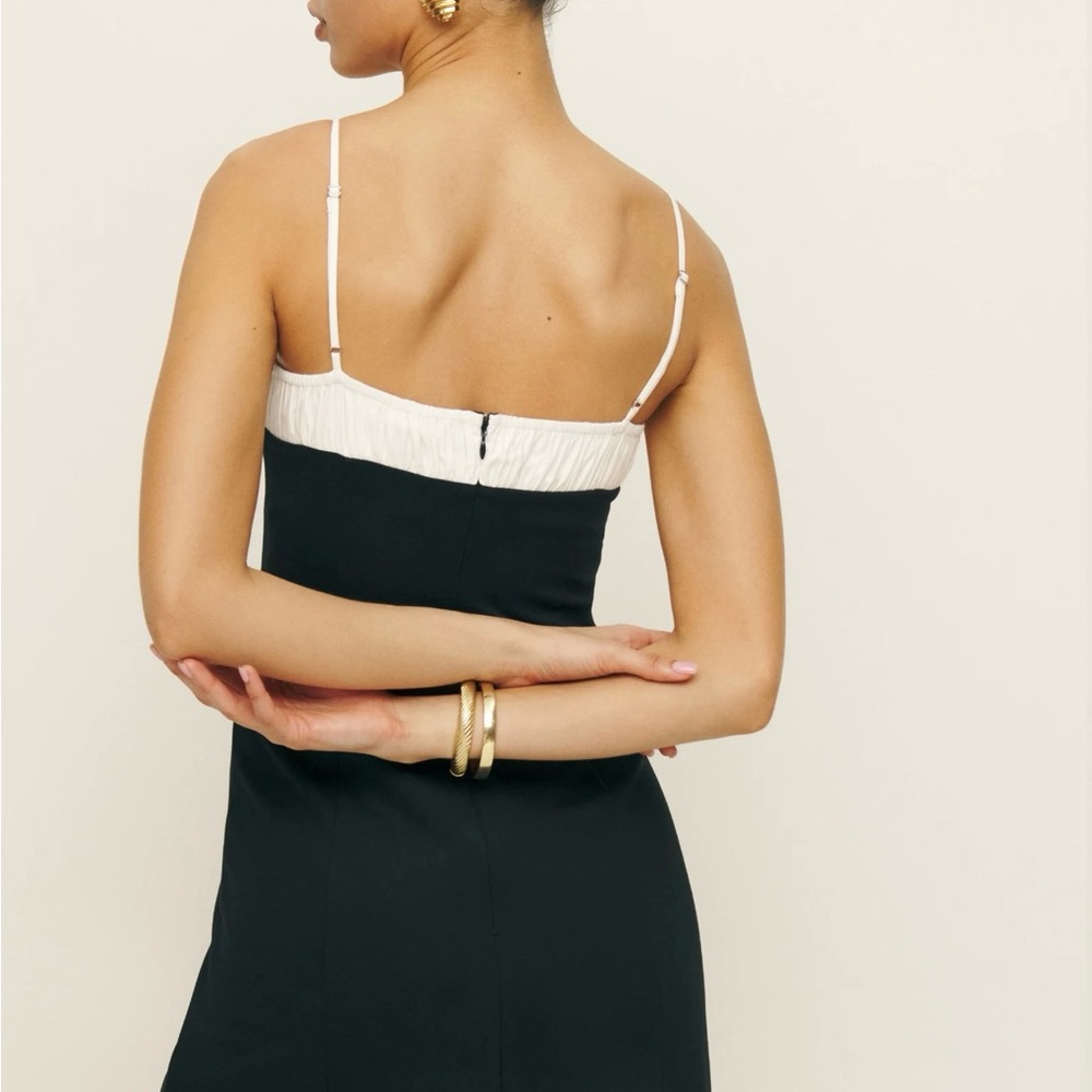 Reformation Black and White Women's Dress - Picture 5 of 6